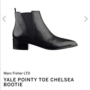 Marc fisher Yale pointed toe Chelsea boot